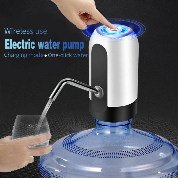 Water Bottle Pump USB Charging Automatic Drinking Water Pump Portable ...