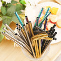 20Pcs 304 Stainless Steel Drinking Straw High Quality Straw Set Eco-friendly Reusable Metal Straws Set Party Juice Bar Accessory. 
