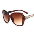 Fashion Big Purple Sunglasses Women Luxury Brand Square Sun Glasses Female Mirror Shades Ladies.