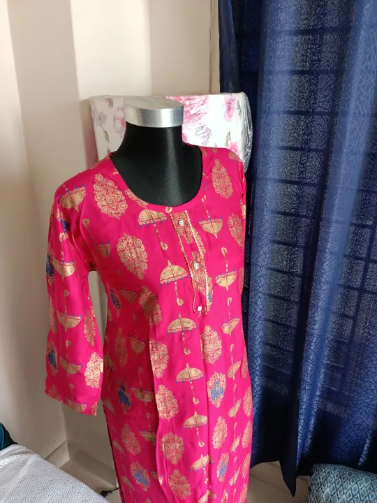 mejenda%20colour%20screen%20print%20co-ords%20kurti%20two%20piece%20for%20women%20fashion%20-%20Image%202