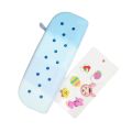 Diy Charm soft fancy silicon Magical Pencil Case for Girls and boys : Jumbo Zipper Pouch & Geometry Box – Fancy Stationery Set: Pouch  & Zipper for cute girls -With extra cartoon cute Adjustable Stickers- Girl Pencil Fun Case – unique and stylish pouch. 