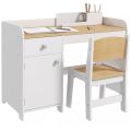 Kids Wooden Desk and Chair Kids Table and Chair set 2 in 1 Best for 6 to 16 age Kids. 