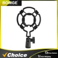 Shock-proof Microphone Mount Plastic Studio Mic Holder Stand Clip For Large Diaphram Condenser Shockproof Mike Bracket. 