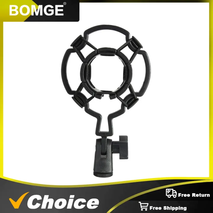 Shock-proof Microphone Mount Plastic Studio Mic Holder Stand Clip For Large Diaphram Condenser Shockproof Mike Bracket