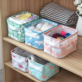 Small Foldable Organizer Basket for Closet Organizing, Multipurpose Storage Box Hamper for Clothings, Socks, Underpants, Kids Toy. 