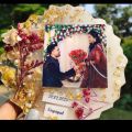 5 inch customise resin coaster/plaque. 