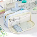 Stylish and Practical Pencil Bag with Large Capacity and Multiple Sections for Stationery Storage Pencil Case Back To School. 