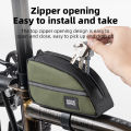 ROCKBROS Bicycle Bags for Folding Bike Brompton 0.8L Lengthened Design Bike Bag Triangle Bags Outdoor Tools Bag. 