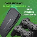 Imported Video Game Stick Lite 4K Console 64G Built-in 20000 Games Retro Handheld TV Game Console 2 Wireless Controller. 