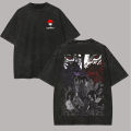 Naruto Itachi Sasuke Shirt Uchiha Sharingan Brothers 2026 Summer New Retro Style Urban Anime Retro Men's Clothing Street Y2k. 