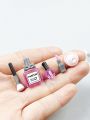 5 pieces/set of dollhouse mini makeup set: 1/12 mini lipstick perfume puff nail polish makeup brush model OB11 accessories.