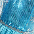 Girls Snow Queen Kids Costumes Girls Carnival Party Prom Gown Elsa Robe-Playing Children Clothing Princess Dress Birthday Dress.