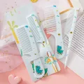 2Pcs/Set Cute Kids Hairdressing Comb Tail Comb for Girls Whale Dinosaur Giraffe Unicorn Hair Comb Kids. 