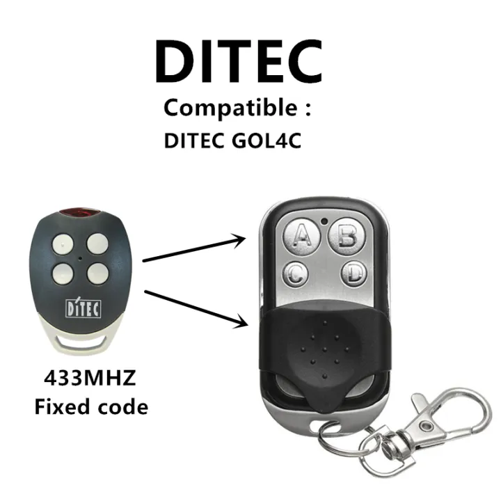 DITEC%20GOL4C%20Garage%20Door/Gate%20Remote%20Control%20Replacement/Duplicator%20Fixed%20Code%20433.92Mhz%20-%20Image%204