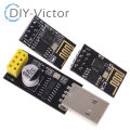 ESP01 Programmer Adapter UART GPIO0 ESP-01 Adaptaterr ESP8266 CH340G USB to ESP8266 Serial Wireless Wifi Developent Board Module. 