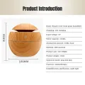 USB Ultrasonic Cool Mist Sprayer Essential Oil Fragrance Mini Home Wood Grain Air Humidifier Electric Air Aroma Diffuser Purifie. 