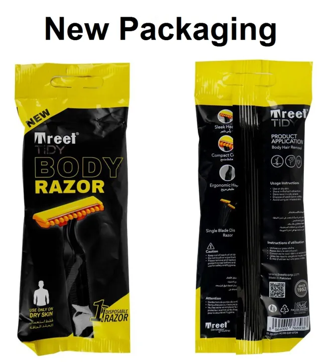 Original TIDY Hygiene Razor Pack of 6/12/24/36 | Daraz.pk