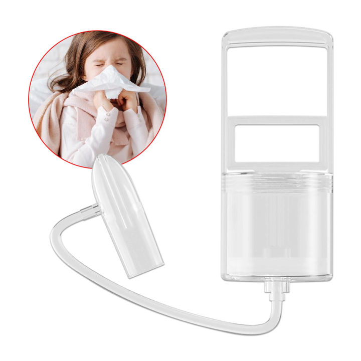 Manual Nose Cleaner for Newborn Baby Child Nasal Aspirator Silicone Head Snot Vacuum Suction Cleaning Care Sinusitis Nasal Wash