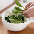 1pc - Plastic Drain Basket Filter, Rice Bowl, Drain Basket, Fruit Bowl, Laundry Basket, Handle, Home Kitchen Organizer. 