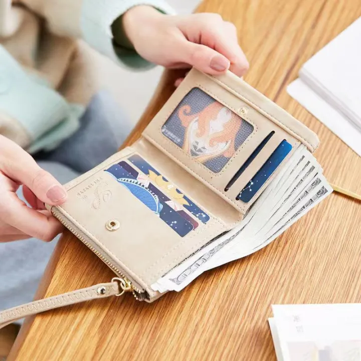 New%20women's%20portable%20short%20wallet%20frosted%20retro%20cute%20cartoon%20printing%20hardware%20bird%20fashion%20versatile%20multi-functional%20student%20C%20-%20Image%205