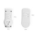 433.92MHz Smart Socket 240V 50Hz 10A Wireless Remote Control On/Off Wireless Remote Control Socket Portable for Light Lamp.