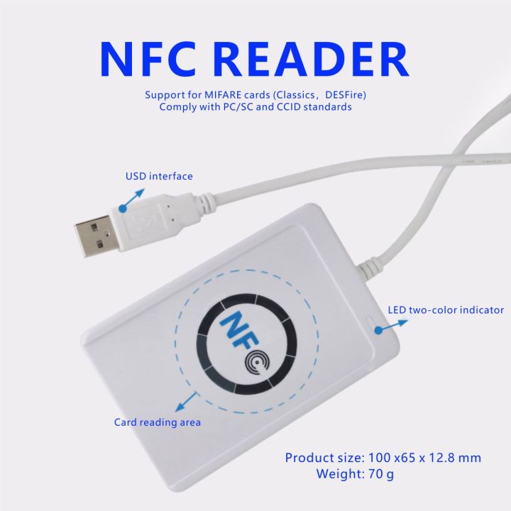 ACR122U%20RFID%20IC%20Smart%20Card%20Reader%20Contactless%20Writer%20Copier%20Duplicator%20Writable%20Clone%20NFC%20USB%20S50%2013.56mhz%20M1%20Card%20Copier%20-%20Image%205