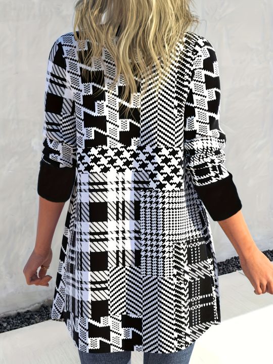 Plus%20Size%20Women's%20Elegant%20Geometric%20Print%20Button-Up%20Cardigan%20Knit%20Long%20Sleeve%20Open%20Front%20Sweater%20Autumn/Winter%20Casual%20Outerwear%20-%20Image%203