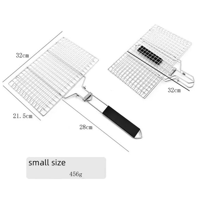 Stainless%20Steel%20BBQ%20Mesh%20Non%20Stick%20Grilling%20Basket%20Grill%20Mesh%20Mat%20Meat%20Vegetable%20Steak%20Picnic%20Party%20Barbecue%20Tool%20-%20Image%205