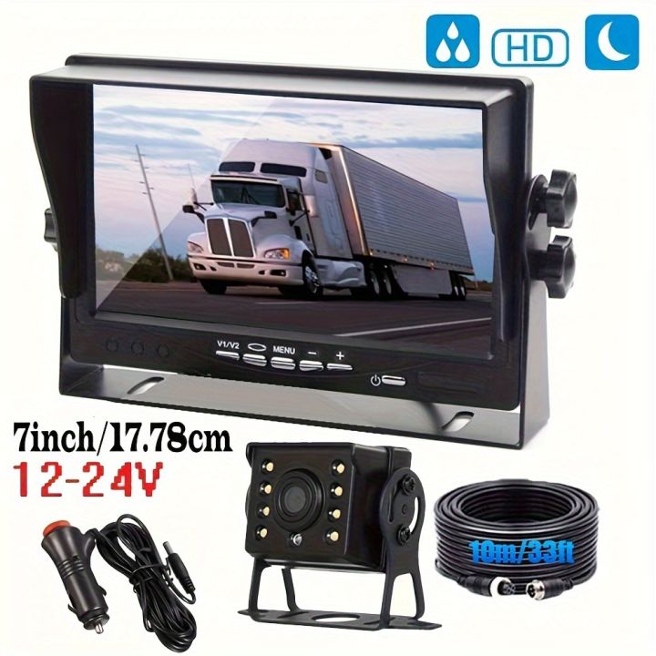 Universal Night Vision Rear View Camera with 7
