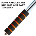Car Window Cleaning Brush Microfiber Extendable Handle Interior Windshield Glass Cleaner Car Wash Tool.