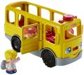 Fisher-Price Little People Musical Toddler Toy Sit With Me School Bus with Lights Sounds & 2 Figures for Pretend Play Kids Ages 1+ Years. 