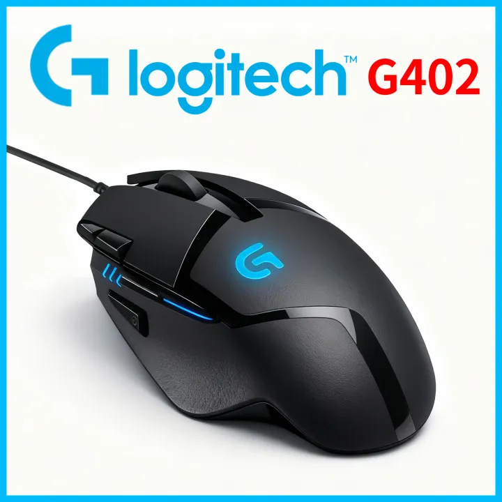 Logtec G402 Logitech G402 wired mouse! Features a cool breathing light and 4000 DPI ...