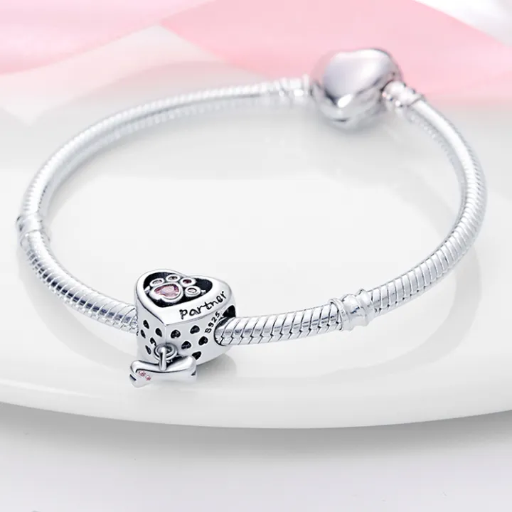 925%20Sterling%20Silver%20Cat%20Dog%20Pet%20Animal%20Paw%20Prints%20Series%20Charms%20Beads%20Fit%20Original%20Bracelets%20S925%20DIY%20Jewelry%20Gifts%20-%20Image%203