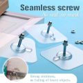 6pcs Photo Frame Hooks Invisible Stickers Hanging Picture Painting Non-Trace Self Adhesive Nails Hook Wall Paste Tack. 