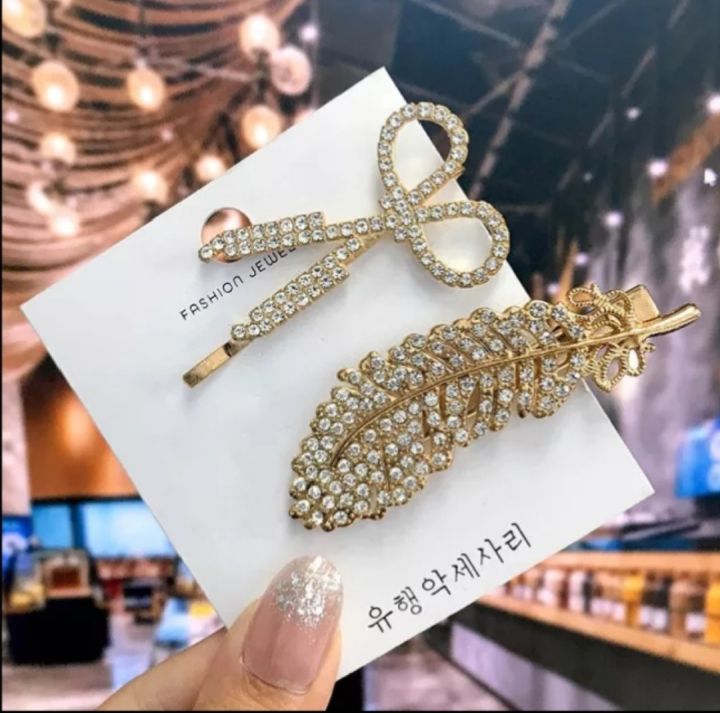2pcs%20Pack%20Golden%20Baby%20Girl%20Hair%20Pins%20Infant%20Girl%20Hair%20Clips%20Hair%20Accessories%20-%20Image%204