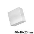 1 Piece Magnet 40*40*20mm Square 40X40X20Mm Magnet Neodymium 40*40*20mm Strong Magnet 40X40X20Mm High Suction Power, Sticks Firmly, Durable. 