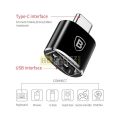Baseus mini USB female to type - C male adapter converter. 