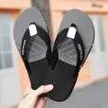2023 High Quality Brand Fashion Men Flip Flops Summer Beach Flip Flops Men Casual Breathable Thicken Beach Men Slippers Outdoor. 