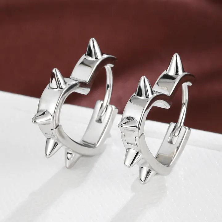 Unique%20Spike%20Rivet%20Heart%20Earrings%20For%20Women,%20Ear%20Buckle%20Piercing%20Goth%20Jewelry%20%20Aretes%20-%20Image%204