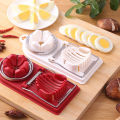 Egg Slicer For Hard Boiled Eggs, Multipurpose Boiled Egg Slicers Cutter, Stainless Wire With 2 Slicing Styles Outdoor Tableware. 