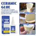 30ml Strong Super Ceramic Repair Glue Waterproof DIY Crafts Strong Adhesive for Pottery Porcelain Glass Metal Rubber. 