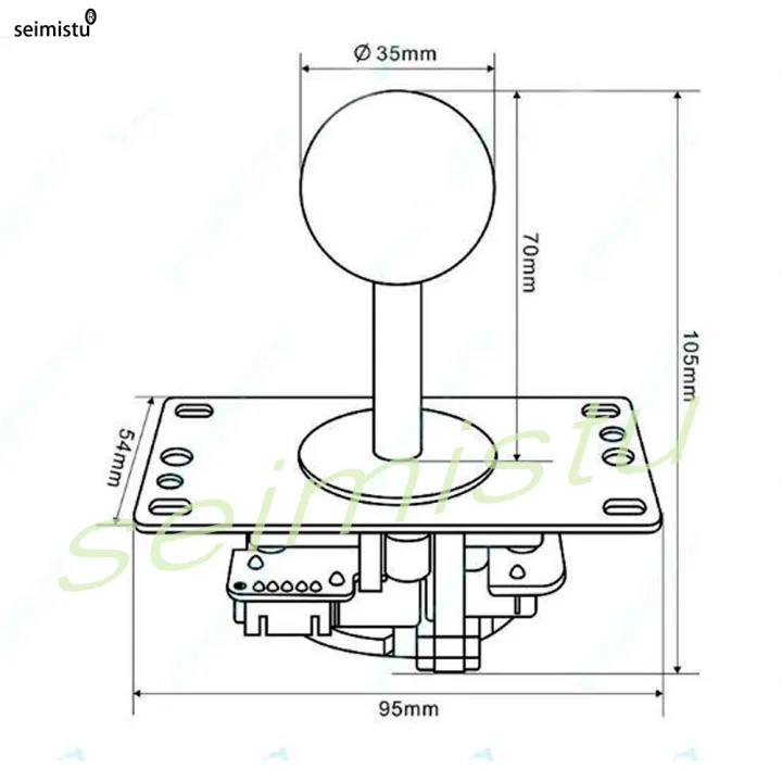 Joystick%20Copy%20Sanwa%20arcade%20Joystick%20Para%20Pc%20Command,%20Raspberry%20Pi,%20DIY%20Contramaterial,%20Neo%20Geo%20Arcade%20Game%20-%20Image%204