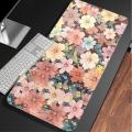 Beautiful Flowers overlock Mouse Pad Game Console Pad Desk accessories Computer Laptop Pad Keyboard Mouse Pad office Pad. 