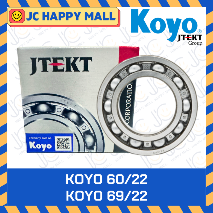 Koyo 60/22 60/28 60/32 62/22 62/28 62/32 63/22 63/28 63/32 69/22 Japan original 2-sided ball bearing made in Japan deep groove ball bearing