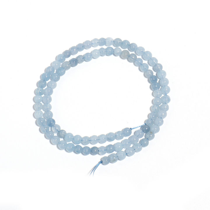 1%20Strand%204/6/8mm%20Natural%20Aquamarines%20Stone%20Beads%20Blue%20Round%20Gemstone%20Bead%20for%20Jewelry%20Making%20DIY%20Bracelet%20Necklace%20Accessories%20-%20Image%207