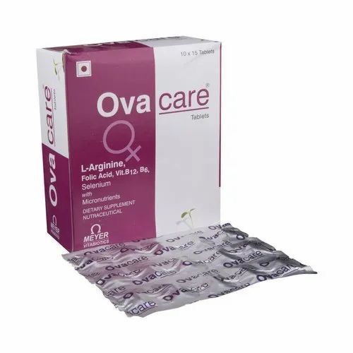 Ova Care L Arginine Folic Acid, Packaging Size: 10 X 15 Tablets, Packaging Type: Box