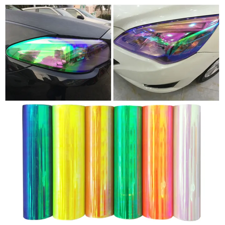 Car Light Film 30x60cm Color-Changing Film Car Headlight Styling ...