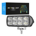 New car LED work light one-character mini 8-light spotlight floodlight driving light forklift truck light. 