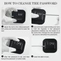 Refrigerator Lock,Combination Lock for Refrigerator Cabinets,Heavy Duty Fridge Lock,Child Safety Cabinet Locks,Easy Install.