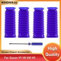 Lower Duct Hose for  V7 V8 V10 V11 Vacuum Cleaner Soft Roller Soft Roller Flexible Soft  Tube Nozzel Blue Hose Part. 